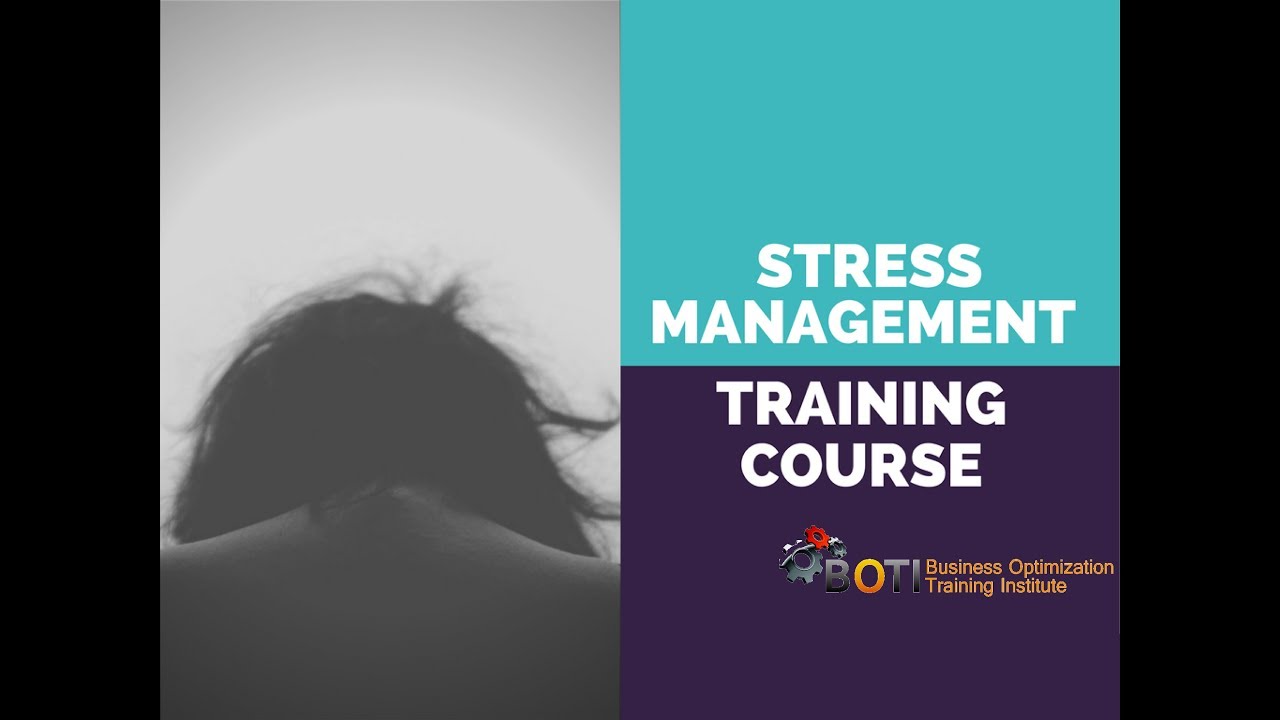 Stress management training in the workplace